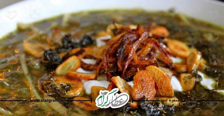 طرز تهيه آش اوماج