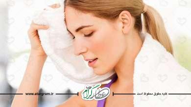 کاهش عرق صورت با یخ و آب خیار به چه صورت میباشد؟