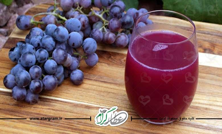 آب انگور چه خواصی دارد؟