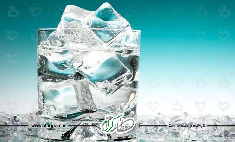 مضرات آب یخ برای سلامتی بدن