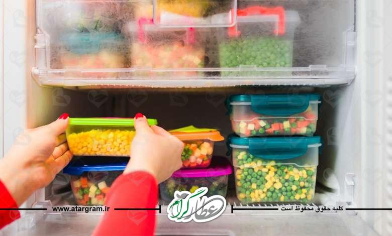 روش درست فریز کردن مواد غذایی