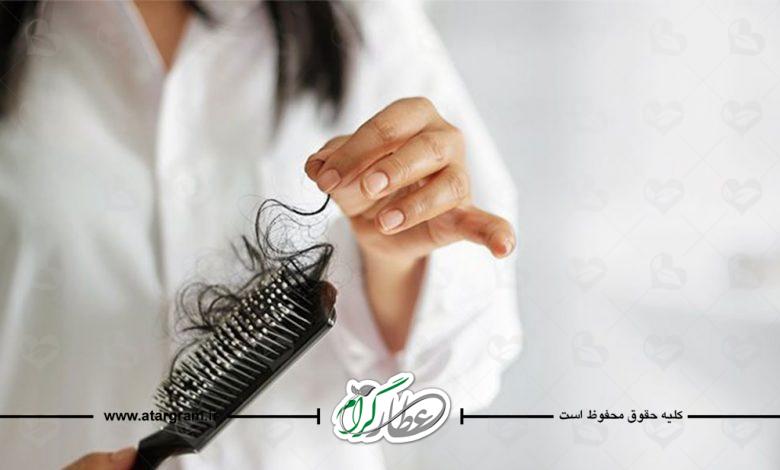 علت ریزش مو