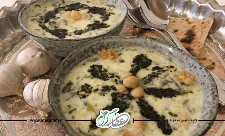 طرز تهیه و مواد لازم و دستور پخت آش دوغ