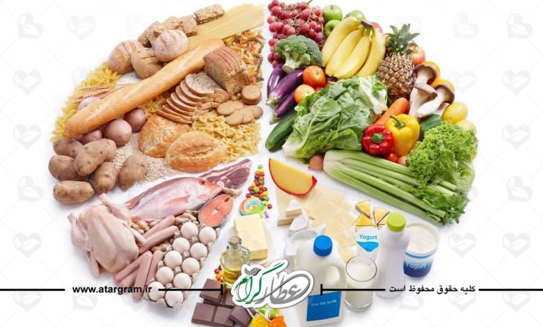 انواع مواد مغذی برای سلامتی بدن