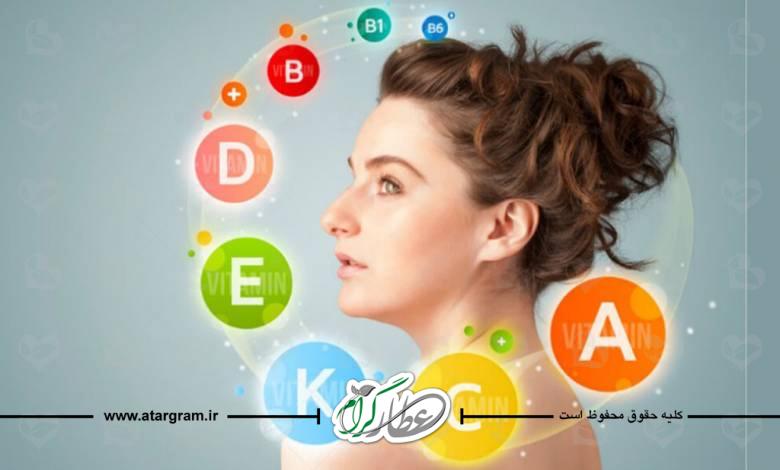 تاثیر ویتامین ها بر سلامتی پوست